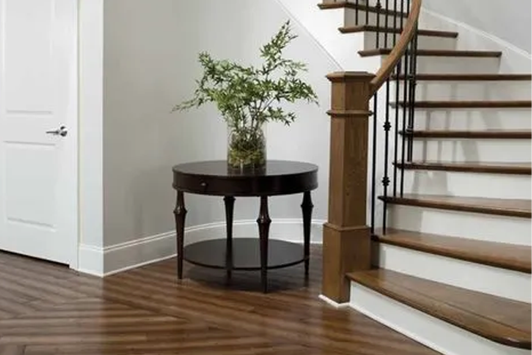 Vintage Wood Floor & Stairways